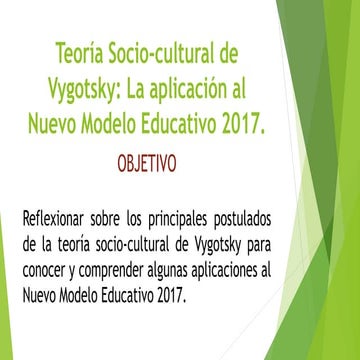 Teora De La Educacion Teoria Sociocultural Vygotsky Lev Vygotsky