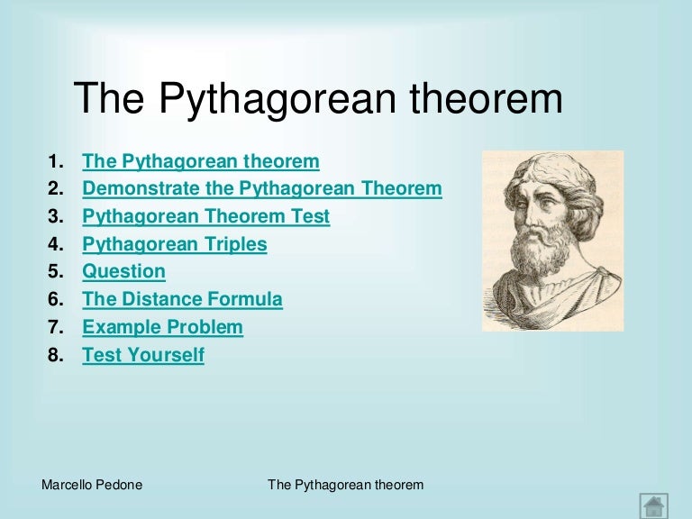 ppt teorema di pitagora