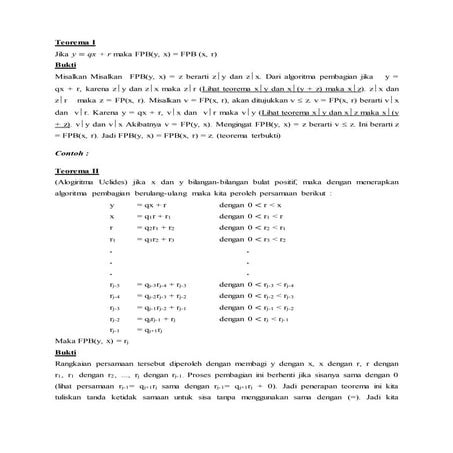 Teori Bilangan (Pembuktian Teorema Ucleid)