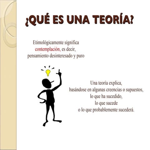 Teoria De La Educacion