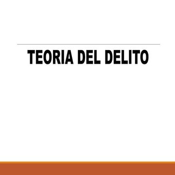 Teoria del-delito