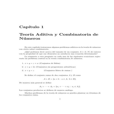 Teoria aditiva de numeros