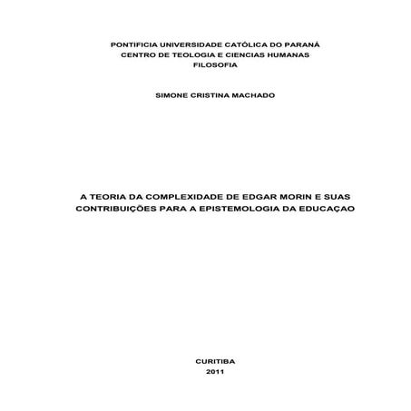 Teoria da complexidade | PDF