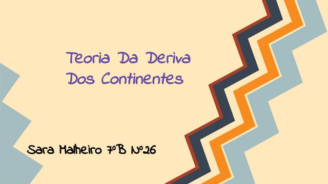 Teoria da deriva dos continentes 
