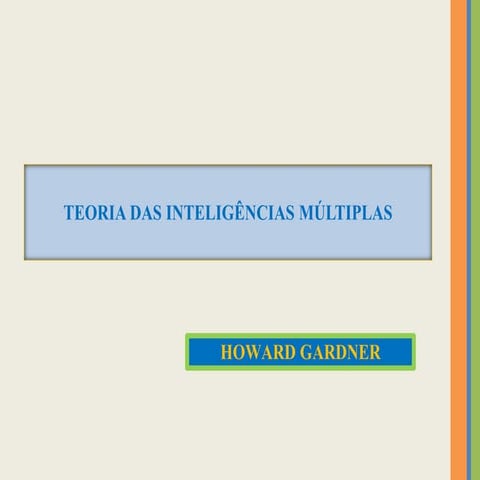 Teoria das inteligências múltiplas