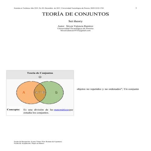 Teoria de conjuntos
