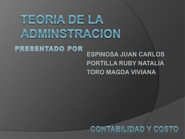 Teoria de la adminstracion 2