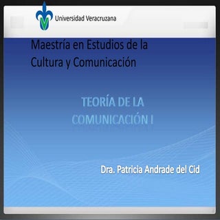 Teoria de la Comunicación
