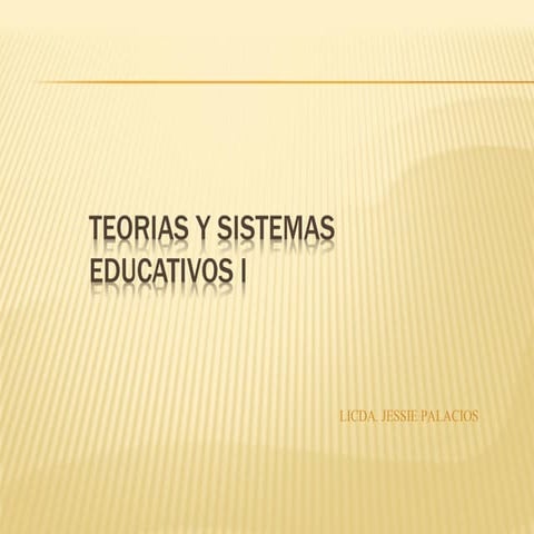 Teoria de la educación