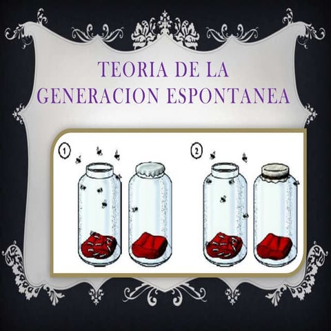 Teoria de la generacion espontanea | PPT