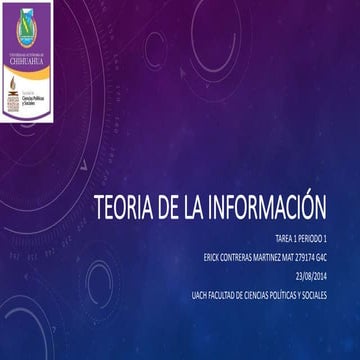 Teoria de la información