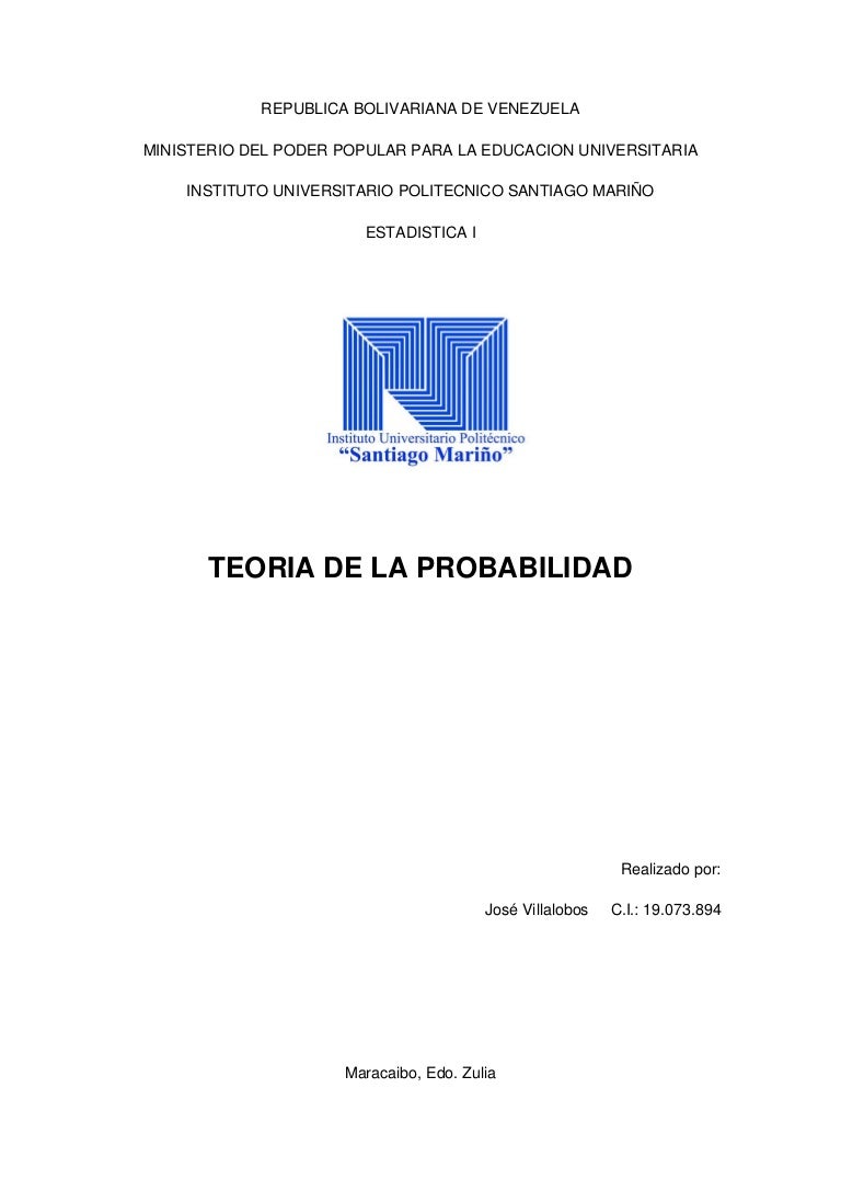 Teoria de la probabilidad estadistica