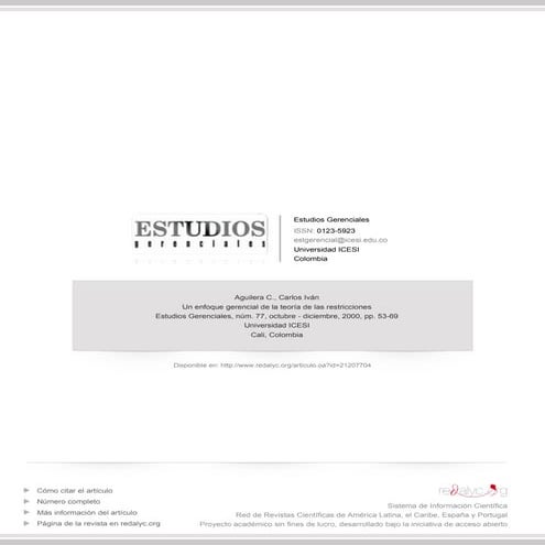 Teoria de las restricciones