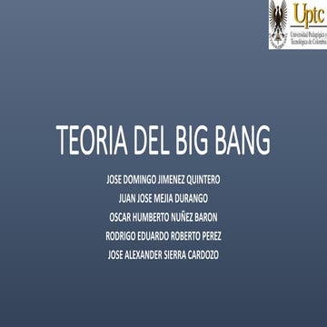 Teoria del big bang