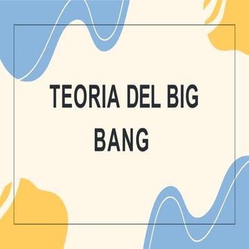 Teoría del Big Bang 