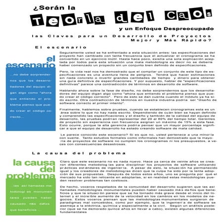 Teoria Del Caos Y Software