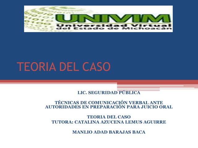 Teoria del caso