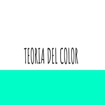 Teoria del color
