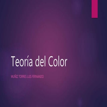 TEORIA DEL COLOR | DOCX