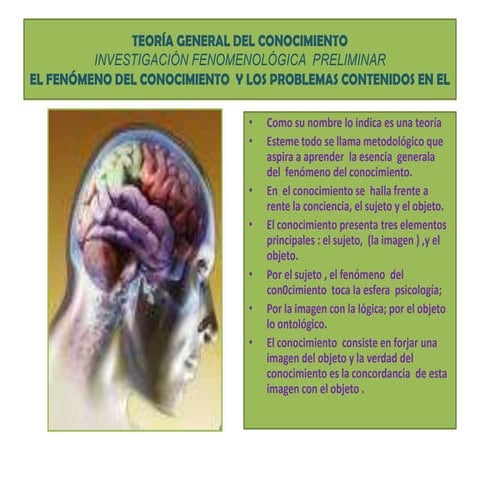 Teoria Del Conocimiento