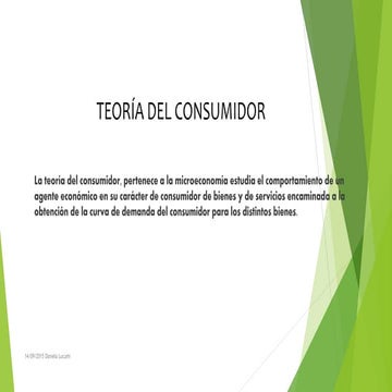 Teoria del consumidor