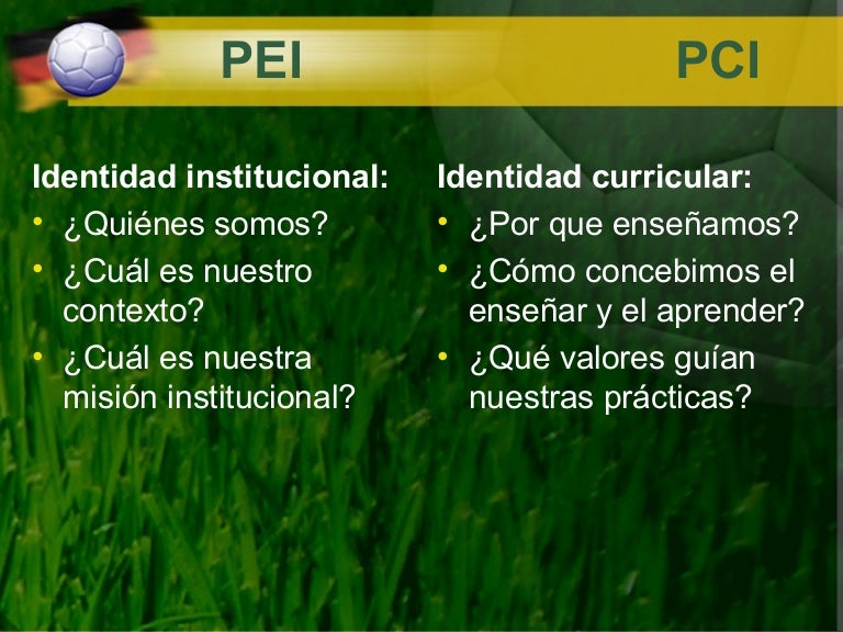 Teoria del curriculum pei y pci cuadro comparativo pps