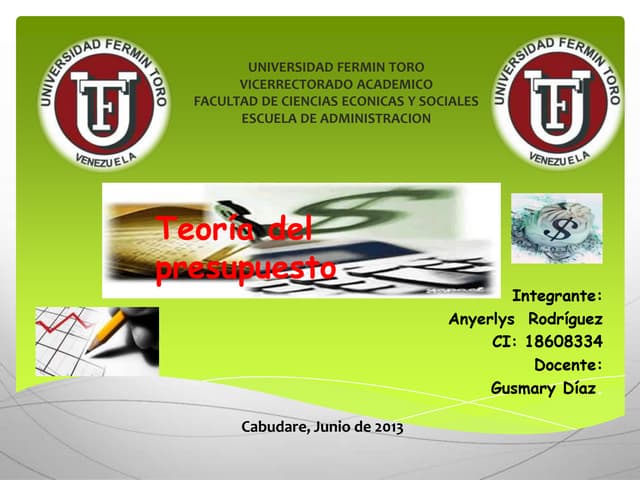 Teoria del presupuesto. presentacio...