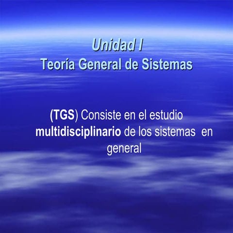 Teoria de sistema