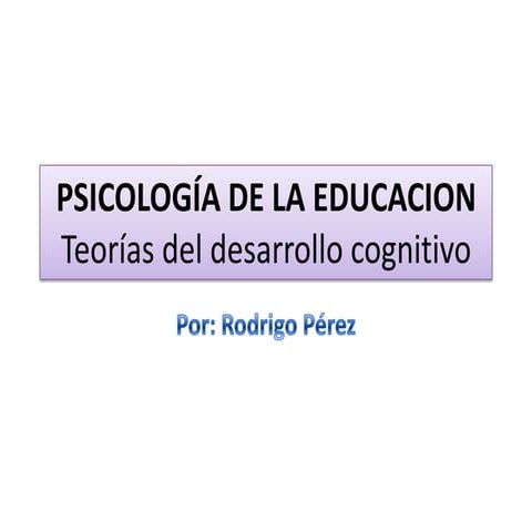 Teoria De Vigotsky