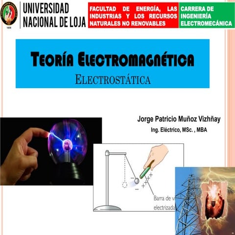 Teoria Electromagnetica - Electrostática (27 nov)