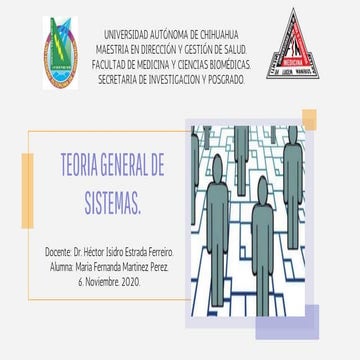 Teoria general de sistemas