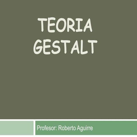 Teoria gestalt