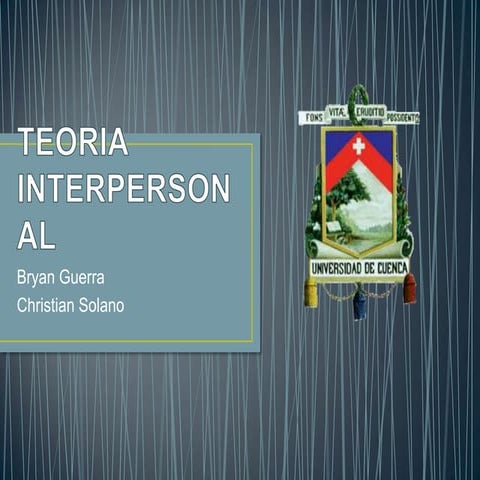 Teoria interpersonal de Harry Sullivan