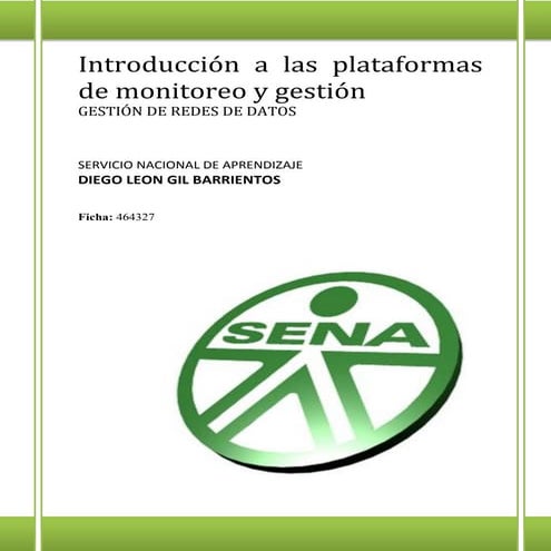 Teoría  Plataformas de Monitoreo  