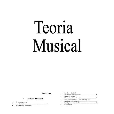 Teoria musical