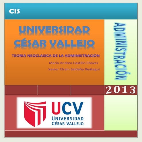 Teoria neoclasica de la administración(proyecto final)
