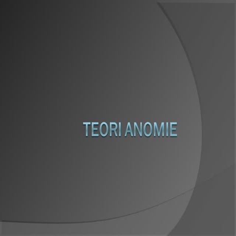 Teori anomie suziana 2