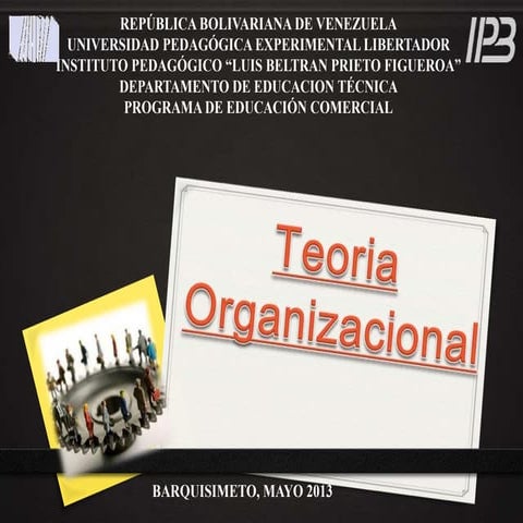 Teoria organizacional