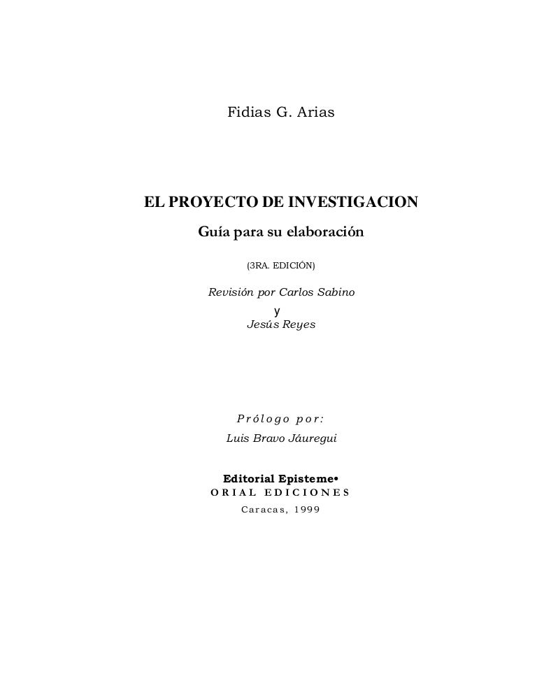 Teoria proyecto investigacion