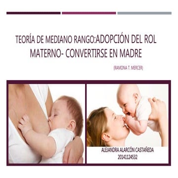 Adopción del rol materno
