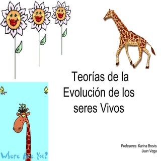 Teorias de-la-evolucion-de-los-sere...
