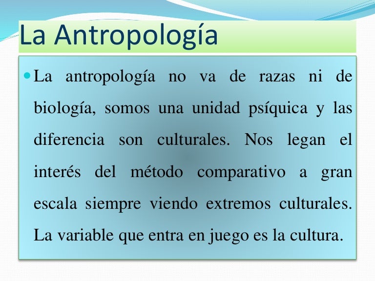 Teoria antropologica