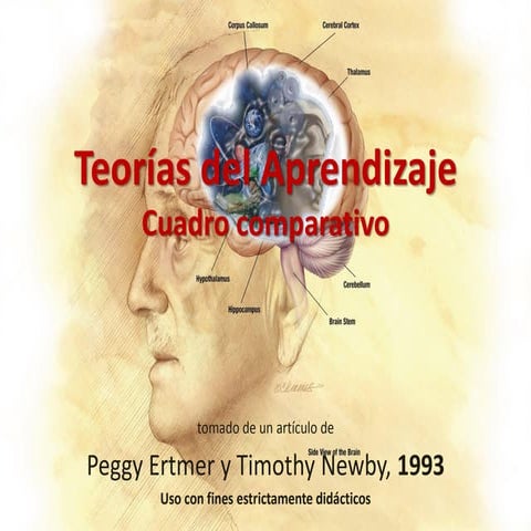 Mapa Conceptual De Las Diferentes Teorías Del Aprendizaje | PPSX