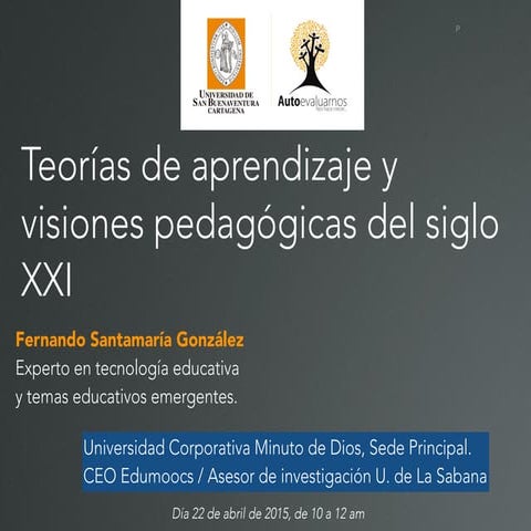 Teorías de aprendizaje y visones pedagógicas del siglo XXI
