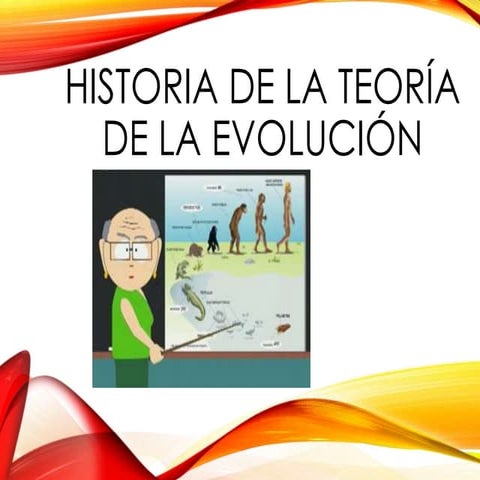 Teorías de la evolución de las especies- Actividades.