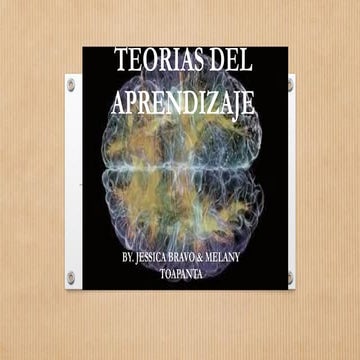 MAPA CONCEPTUAL SOBRE LAS TEORÍAS DEL APRENDIZAJE | PDF