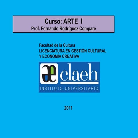 Teorias del arte 2012