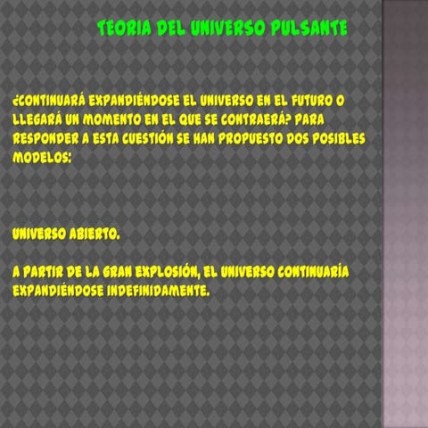 EL ORIGEN DEL UNIVERSO Y DE LA VIDA | PPT