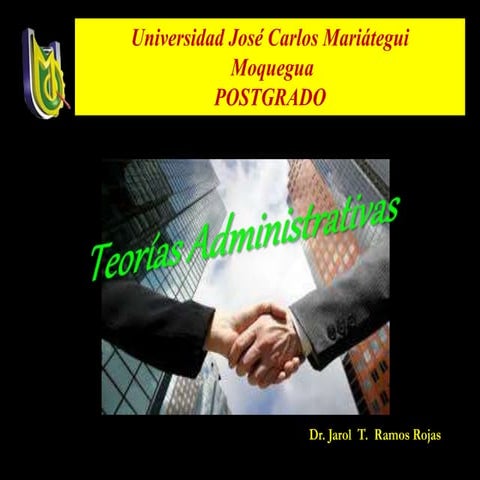 Teorias organizacionales