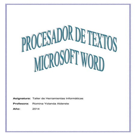 MANUAL BASICO DE MICROSOFT WORD 